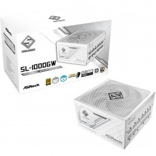 БЖ 1000W ASRock SteelLegend White SL-1000GW ATX 3.1 135mm, 80+ Gold, Fully Modular, Retail (SL-1000GW)