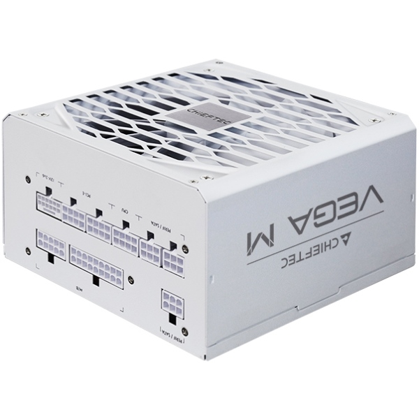 БЖ 1000W Chieftec VEGA M PPG-1000-CW ATX 3.1 135mm, 80+ Gold, Fully modular, WHITE, Retail (PPG-1000-CW)