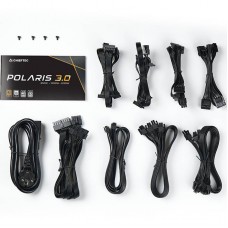 БЖ 1050W Chieftec POLARIS 3.0 PPS-1050FC-A3, 135 mm, 80+ GOLD, Cable management, retail (PPS-1050FC-A3)