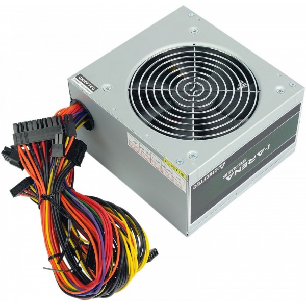 БЖ 500W Chieftec i-ARENA GPA-500S8 120 mm, &gt 85%, Bulk (GPA-500S8)