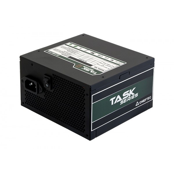 БЖ 500W Chieftec TASK TPS-500S-BULK, 120 mm, 80+ Bronze Bulk (TPS-500S-BULK)