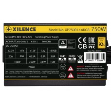 БЖ 750W Xilence XP750R12.ARGB Gaming Gold Series, 120mm, &gt 90%, Retail Box (XP750R12.ARGB)