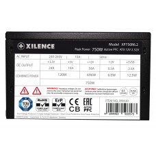 БЖ 750W Xilence XP750R6.2 Performance C+ 120mm, 80+ White, Retail Box (XP750R6.2)