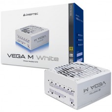 БЖ 850W Chieftec VEGA M PPG-850-CW ATX 3.1 135mm, 80+ Gold, Fully modular, WHITE, Retail (PPG-850-CW)