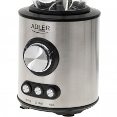 Блендер Adler AD 4078 стаціонарний 1700Вт/ 2 швидк./ Ice Crush/ чаша для змішування 1500мл/ срібляст (AD4078)