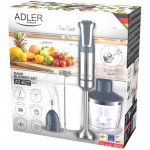 Блендер Adler AD 4627 grey ручний/ 1800Вт/ 20 швидк./ TURBO/ чаша для змішування 600мл (AD4627G) Блендер Adler AD 4627 grey ручний/ 1800Вт/ 20 швидк./ TURBO/ чаша для змішування 600мл (AD4627G)