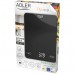 Ваги кухонні Adler AD 3177 black електронні/ 10кг/ г мл, унція/ USB type C/ автовимкнення/ скло (AD3177B)