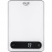 Ваги кухонні Adler AD 3177 white black електронні/ 10кг/ г мл, унція/ USB type C/ автовимкнення (AD3177WB)
