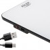 Ваги кухонні Adler AD 3177 white black електронні/ 10кг/ г мл, унція/ USB type C/ автовимкнення (AD3177WB)