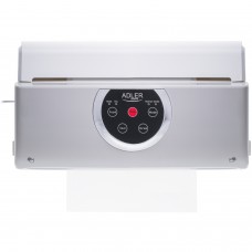 Вакууматор Adler AD 4503 для пакетів,рулонів та контейнерів/ 130Вт/ 30см/ ел. керування/ сірий (AD4503)