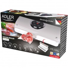 Вакууматор Adler AD 4503 для пакетів,рулонів та контейнерів/ 130Вт/ 30см/ ел. керування/ сірий (AD4503)
