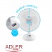 Вентилятор AdlerAD 7302 white настільний/ 45Вт/ D=23см/ автоповорот/ білий (AD7302)