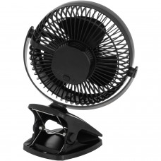 Вентилятор AdlerAD 7342 black настільний/ акумуляторний/ 5Вт/ D=15.5см/ USB-C/ чорний (AD7342B)