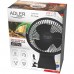 Вентилятор AdlerAD 7342 black настільний/ акумуляторний/ 5Вт/ D=15.5см/ USB-C/ чорний (AD7342B)