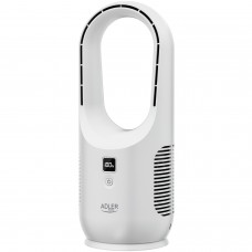 Вентилятор AdlerAD 7343 настільний/ безлопатевий/ акумуляторний/ 5Вт/ Li-ion 2200mAh/ USB-C/ білий (AD7343)