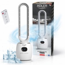 Вентилятор AdlerAD 7344 підлоговий/ безлопатевий/ 60Вт/ таймер/ 3 швидкості/ білий (AD7344)