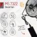 Вентилятор Mesko MS 7322 настільний/ USB/ 4,5Вт/ D=15см/ чорний (MS7322)