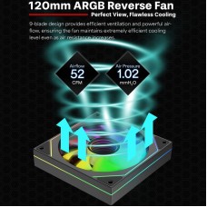 Вентилятор для корпуса 120mm Xilence XPF120UR.ARGB REVERSE Retail Box (XF078)
