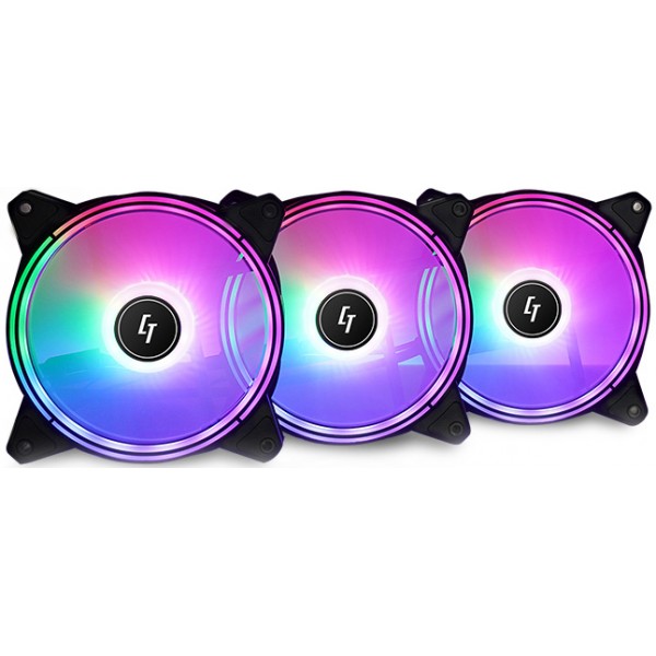 Вентилятор для корпуса 120mm*3 Chieftec Nova NF-3012-RGB fan set (NF-3012-RGB)