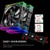 Вентилятор для корпуса 120mm*3 Xilence GAMING XPF360.ARGB PWM (XF072)