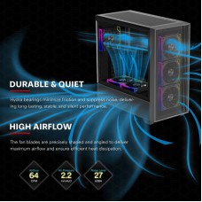 Вентилятор для корпуса 120mm*3 Xilence GAMING XPF360.ARGB PWM (XF072)