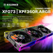 Вентилятор для корпуса 120mm*3 Xilence GAMING XPF360R.ARGB PWM REVERSE (XF073)