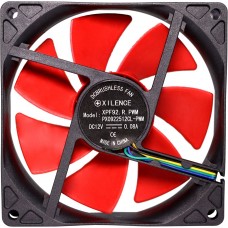 Вентилятор для корпуса 92mm Xilence Performance C XPF92.R.PWM Red/Black, Retail Box (XF041)