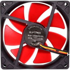 Вентилятор для корпуса 92mm Xilence XPF92.R Red/Black, Retail Box (XF038)