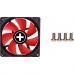Вентилятор для корпуса 92mm Xilence XPF92.R Red/Black, Retail Box (XF038)