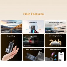 Відеореєстратор DDPAI Dashcam Mini Pro 2K (6934915206834)