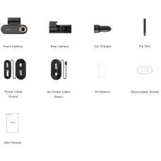 Відеореєстратор DDPAI Dashcam N5 Pro + камера заднього виду (6934915208166)