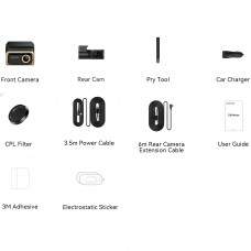 Відеореєстратор DDPAI Dashcam Z90 + камера заднього виду (6934915205820)