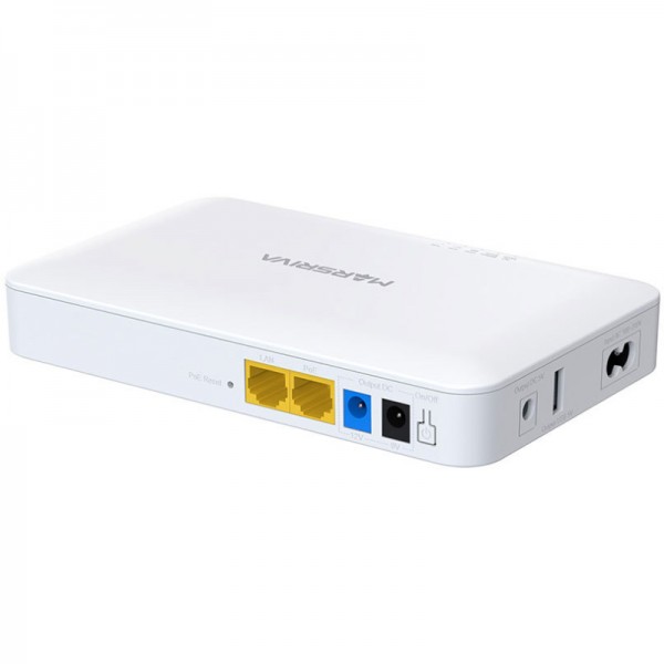 ДБЖ Marsriva DC Router UPS KP6 240VAC 3xDC+PoE24V1A+USB OUT, 2x5V/9V/12V2.5A 18W 10000mAh (KP6_MARSRIVA)