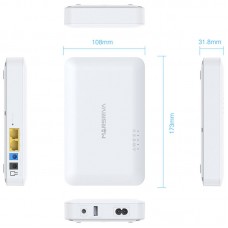 ДБЖ Marsriva DC Router UPS KP6 Max 240VAC 3xDC+PoE24V1A+USB OUT, 2x5V/9V/12V2.5A 18W 20000mAh (KP6 Max_MARSRIVA)