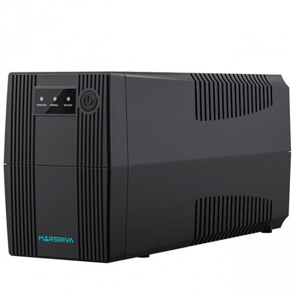 ДБЖ Marsriva MR-UF600, 600ВА/360Вт, Line-Interactive, LED version, 2хSchuko, 1*12V/7Ah (MR-UF600)