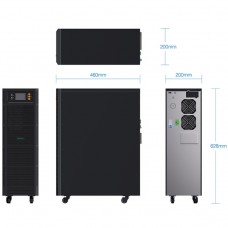 ДБЖ Marsriva MR-US6K, 6кВА/6кВт, 1:1 phase, Smart Online UPS, 16*12V/9Ah (MR-US6K)
