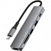 Док-станція USB3.0 Type-C --&gt HDMI4K@60Hz/2xUSB-A 3.0/TF/SD/USB-C 90W Hub 6-in-1 J18 Acefast (6974316285939)