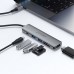 Док-станція USB3.0 Type-C --&gt HDMI4K@60Hz/2xUSB-A 3.0/TF/SD/USB-C 90W Hub 6-in-1 J18 Acefast (6974316285939)