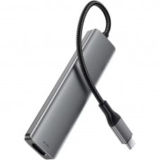 Док-станція USB3.0 Type-C --&gt HDMI4K/3xUSB-A 3.0/USB-C PD 90W Hub 5-in-1 J16 Acefast (6974316285915)