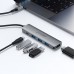 Док-станція USB3.0 Type-C --&gt HDMI4K/3xUSB-A 3.0/USB-C PD 90W Hub 5-in-1 J16 Acefast (6974316285915)