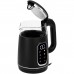 Електрочайник Adler AD 1305 black silver 1850-2200Вт/ 1.7л/ скло/ встановлення температури/ (AD1305BS)