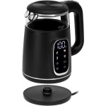 Електрочайник Adler AD 1305 black silver 1850-2200Вт/ 1.7л/ скло/ встановлення температури/ (AD1305BS) Електрочайник Adler AD 1305 black silver 1850-2200Вт/ 1.7л/ скло/ встановлення температури/ (AD1305BS)
