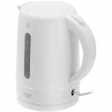 Електрочайник Adler AD 1385 white 2200Вт/ 1.7л/ пластик/ автовимкнення/ білий (AD1385W)