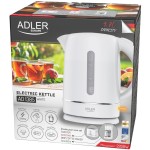 Електрочайник Adler AD 1385 white 2200Вт/ 1.7л/ пластик/ автовимкнення/ білий (AD1385W) Електрочайник Adler AD 1385 white 2200Вт/ 1.7л/ пластик/ автовимкнення/ білий (AD1385W)