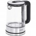 Електрочайник Mesko MS 1301 black 1850-2200Вт/ 1.7л/ скло/ встановлення температури (MS1301B)