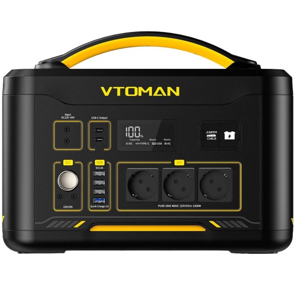 Зарядна станція Vtoman Jump 1500X PB-22 (828 Вт/г) 1500W LiFePO4 (Jump 1500X)