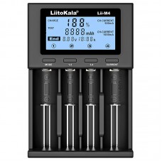Зарядний пристрій LiitoKala Lii-M4, 4x(Lion/NiMH/NiCd), Power Bank, discharge function, display (Lii-M4)