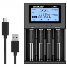 Зарядний пристрій LiitoKala Lii-M4, 4x(Lion/NiMH/NiCd), Power Bank, discharge function, display (Lii-M4)