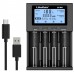 Зарядний пристрій LiitoKala Lii-M4, 4x(Lion/NiMH/NiCd), Power Bank, discharge function, display (Lii-M4)