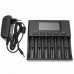 Зарядний пристрій LiitoKala Lii-S6, 6x(Lion/LiFePO4/NiMH/NiCd), Auto Polarity, Display+CAR charger (Lii-S6+CAR charger)